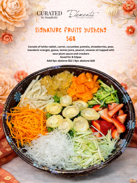 Elements Cake Signature Fruits Yu Sheng (Good for 8pax)