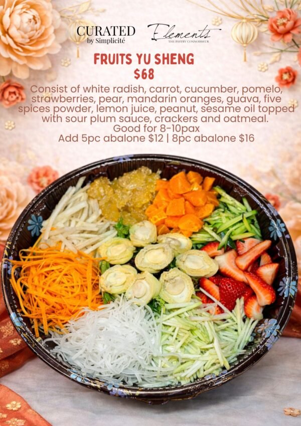 Elements Cake Signature Fruits Yu Sheng (Good for 8pax)
