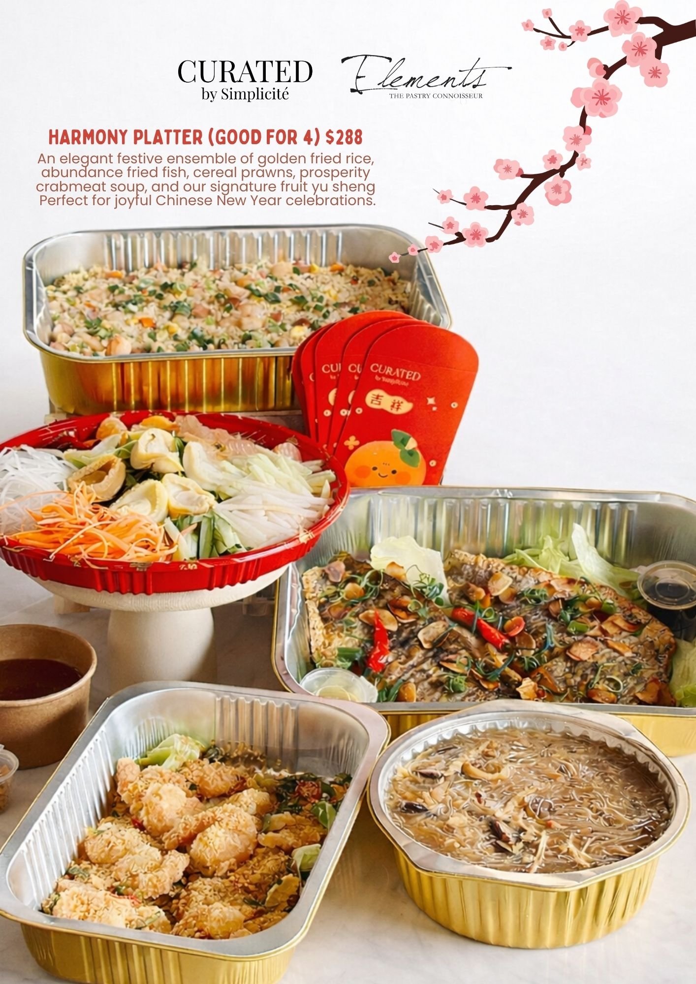 Elements Cake Harmony Platter (Good for 4-5pax)